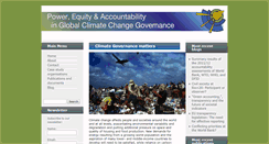 Desktop Screenshot of globalclimategovernance.org
