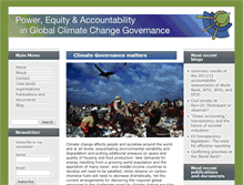 Tablet Screenshot of globalclimategovernance.org